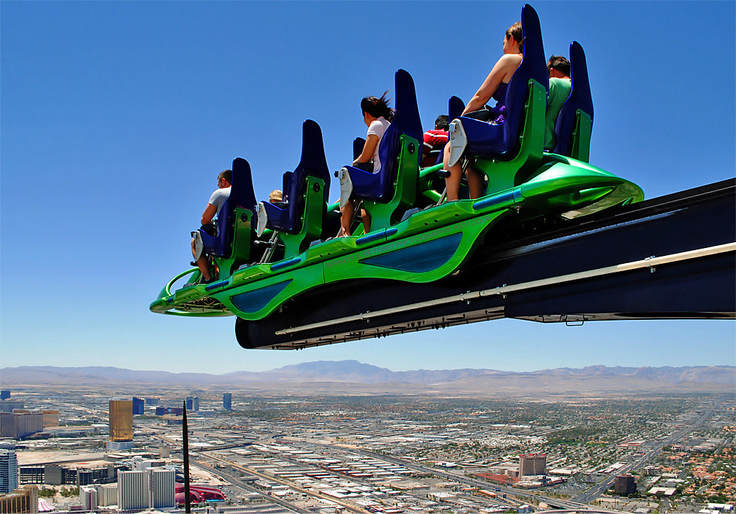 Las Vegas Roller Coasters - Let it Ride On the Strip
